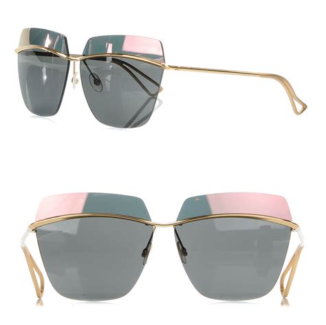 christian Dior rose gold sunglasses